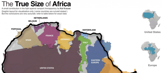 Folium: The True Size of Africa via Kai Krause