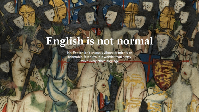 Folium: English Is Not Normal via Aeon