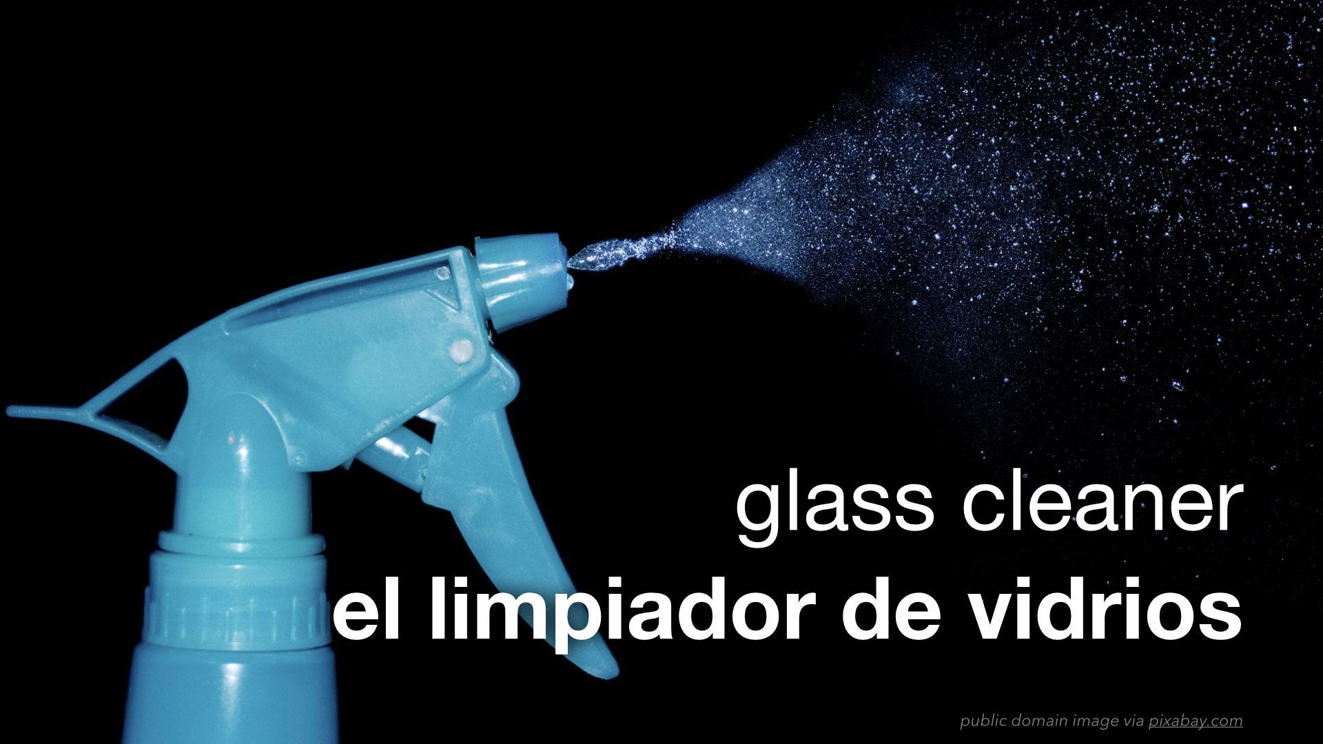 Spanish Vocabulary Household Cleaning Supplies The LEAF Project