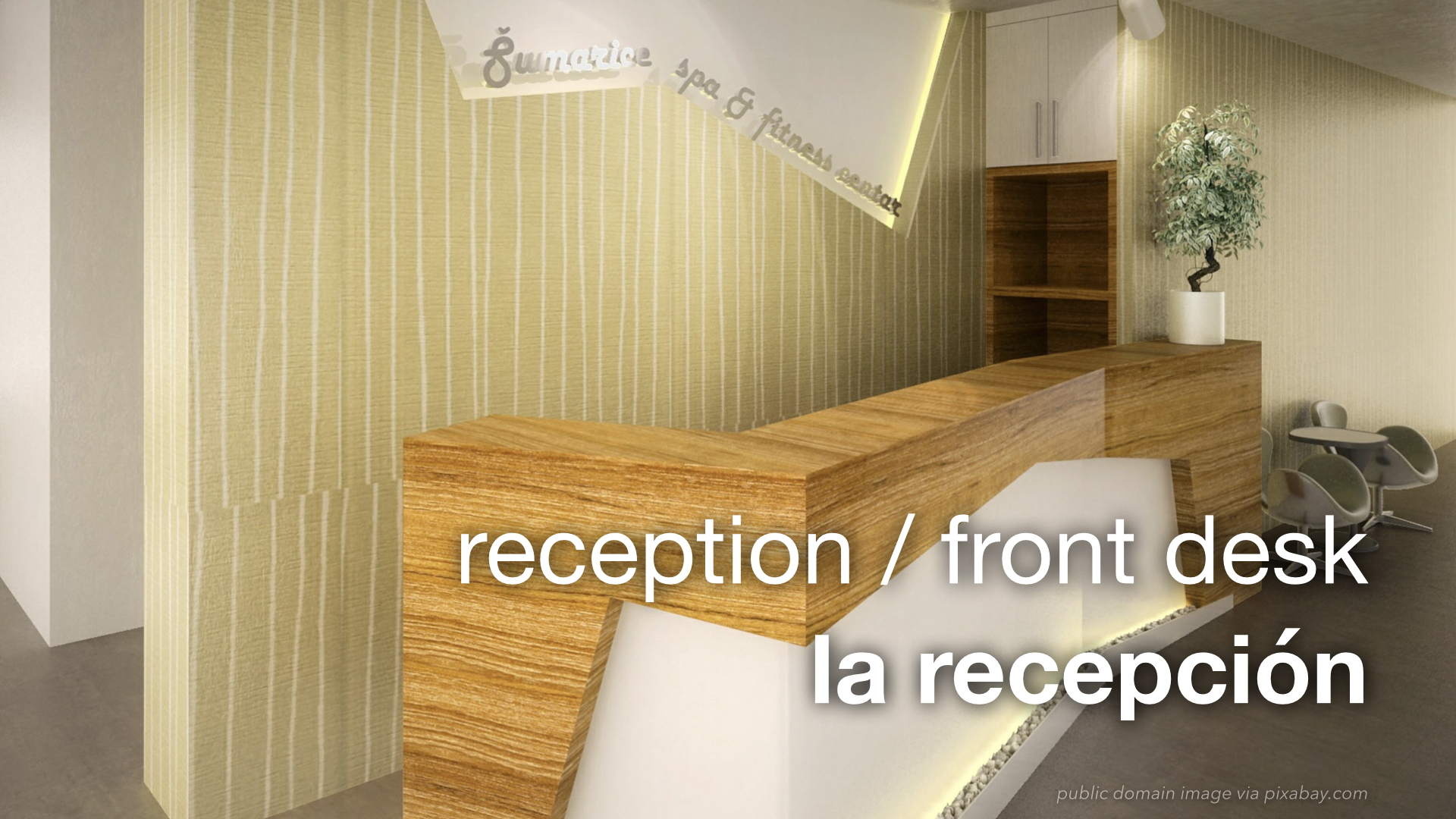 Spanish Vocabulary Hospitality Hotel and Resort Facilities The