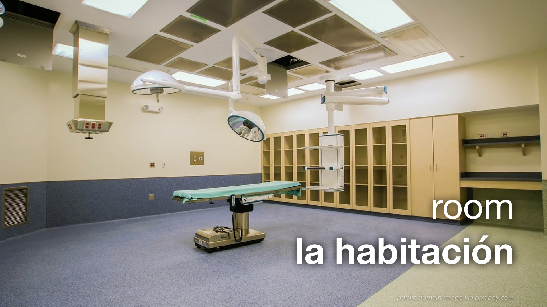 Spanish Vocabulary Medical The Hospital The LEAF Project