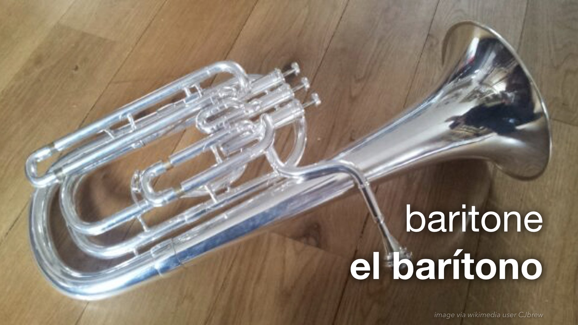 Spanish Vocabulary Brass Instruments The LEAF Project