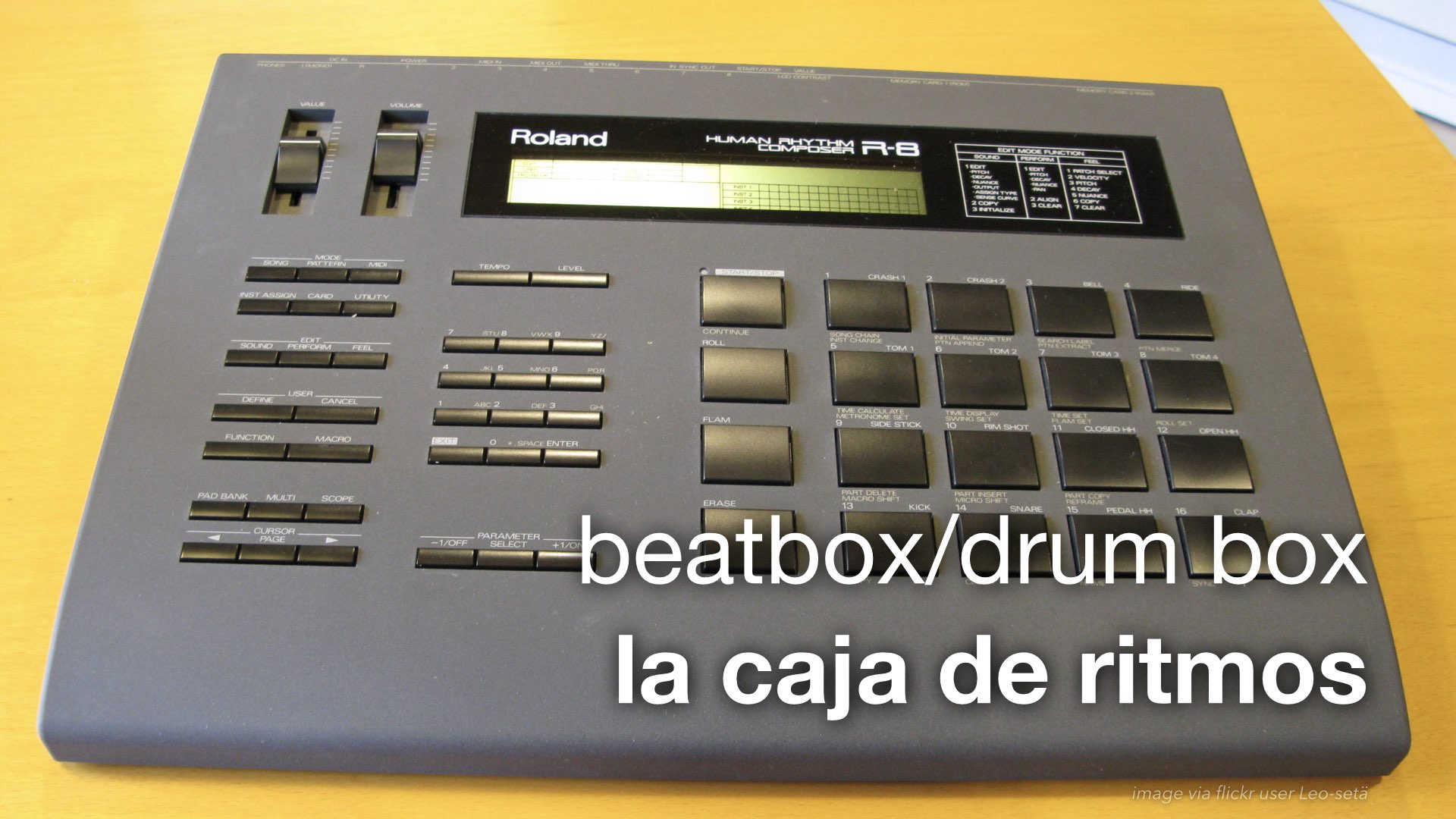 Spanish Vocabulary Electronic Instruments The LEAF Project