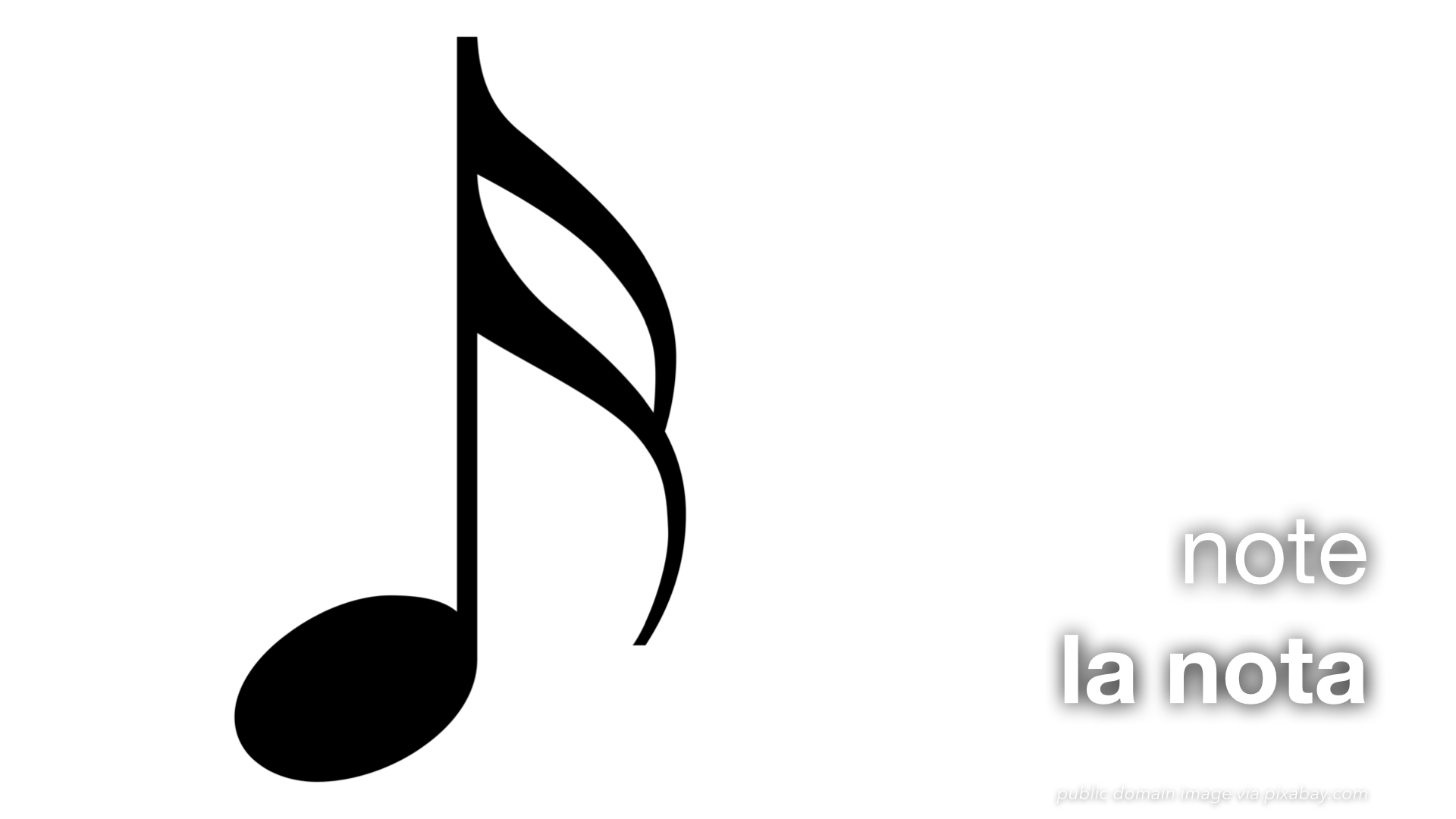 Spanish Vocabulary Music Notation The LEAF Project