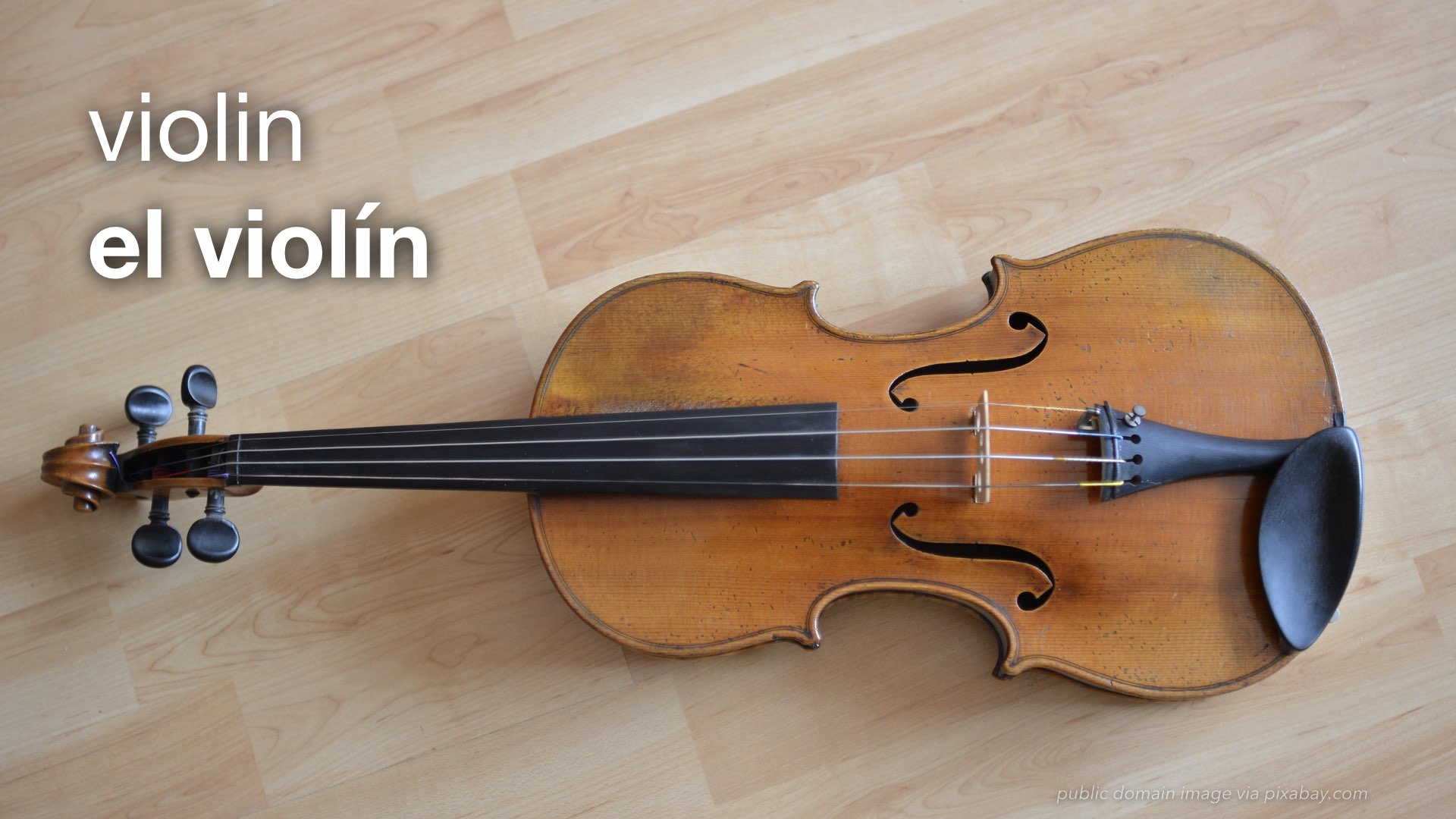 Spanish Vocabulary String Instruments The LEAF Project