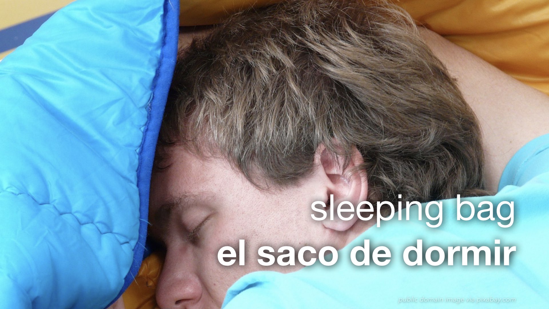 Spanish Vocabulary Camping and the Outdoors The LEAF Project