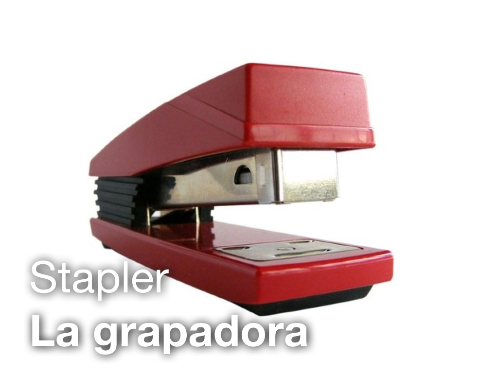 LEAF Spanish Photo Flashcards Stapler / Grapadora The LEAF Project
