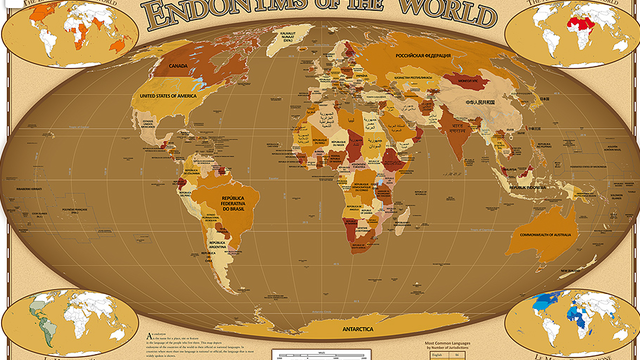 Folium: Countries as Named in Their Own Languages via MentalFloss