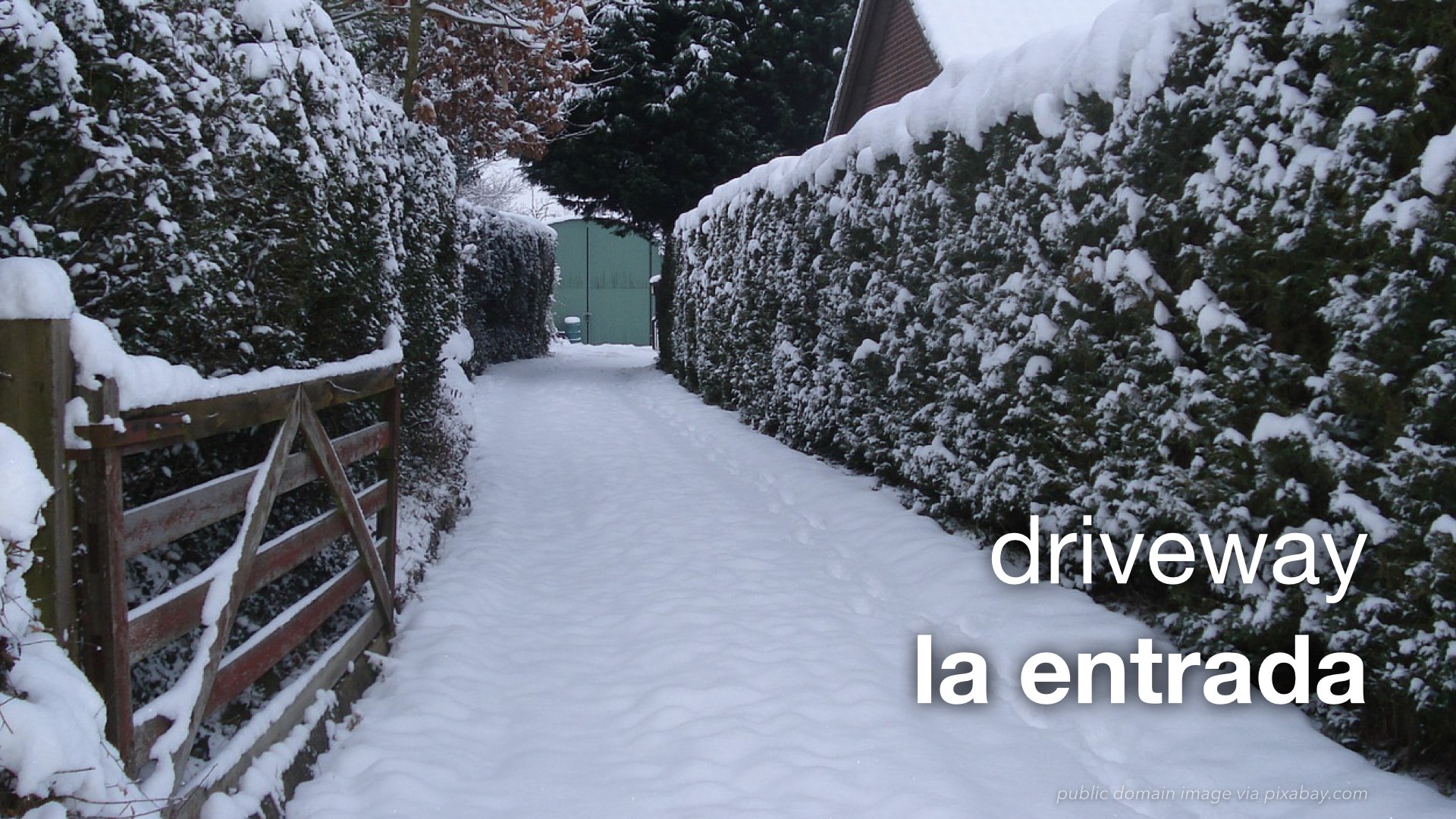 Spanish Vocabulary: Home Exterior : The LEAF Project